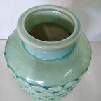 Bloempot Turquoise Wit Schelpenmotief thumbnail 3