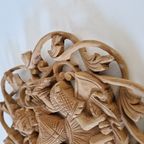 Oosters Houtsnijwerk Wanddecoratie thumbnail 6