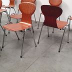 10x Eromes Pagholz Industriële Stapelbare Design Stoel thumbnail 19