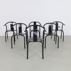6X Postmodern Dining Chair “Maxmo” By Ikea, 1980S thumbnail 2