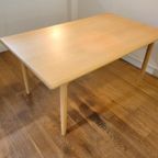 Vintage Deense Eettafel In Beukenhout Van Gudme Uit 1970 thumbnail 5