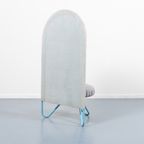 1980’s Rare Italian Design High Back Chair / Stoel From Bonaldo thumbnail 6