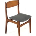 Set 4 Findahl Vintage Eetkamerstoelen Stoelen Gestoffeerd Deens thumbnail 4
