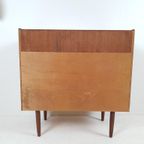 Vintage Secretaire | Kaptafel Teak Fineer Ladekast Spiegel thumbnail 10