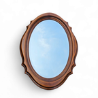 Oval Mirror 1960s / Facet Cut thumbnail 3