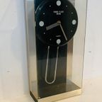 Swing Clock Twin Bird Kleine Pendulum Tafelklok , Jaren 80 thumbnail 6