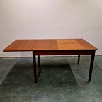 Vintage Uitschuifbare Tafel Uitschuiftafel Teakhouten Tafel thumbnail 10
