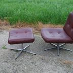 Vintage Fauteuils (3) Met Hocker (2) thumbnail 11