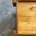 Brutalist Pine Side Table thumbnail 10