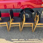 Set Van 4 Midcentury Eetkamerstoelen thumbnail 2