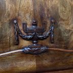 Antiek (+/- 1780) Dubbelgebogen Mahonie Kabinet, 243 Cm Hoog thumbnail 13