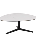 Volterra Salontafel - 100 X 95 Cm - Wit Keramiek thumbnail 9
