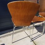 Set Van 3 Deens Design Vintage Vlinderstoelen, Stoelen. thumbnail 7