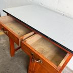 Vintage Mini Bureau Met Formica Blad / Bijzettafel thumbnail 8