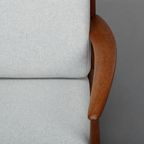 Deens Design Geherstoffeerde Fauteuil By Grete Jalk Door France & Son, 1960s thumbnail 16