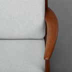 Deens Design Geherstoffeerde Fauteuil By Grete Jalk Door France & Son, 1960S thumbnail 16