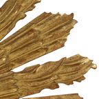 Grote Houten Zonnespiegel Sunburst Butler Xl Spiegel Goud 70Cm thumbnail 16
