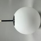 Vintage Glazen Bollamp / Hanglamp, Glashütte Limburg, Duitsland 1960's thumbnail 8