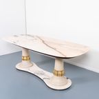 Spectacular Marble Table / Eettafel / Marmer By Vittorio Dassi, 1950’S Italy thumbnail 5