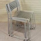 Set Van 4 Aero Wire Stoelen, Stapelbaar thumbnail 8