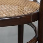 Leuke Originele Vintage Thonet Bistro Design Stoel Met Armleuningen thumbnail 9
