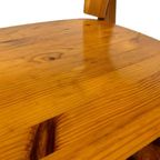Vintage Set Van Vier Rainer Daumiller Grenen Stoelen Design thumbnail 14