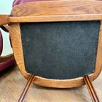 Set Vintage Wijnrode Chesterfield Fauteuils thumbnail 18