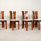 70'S Brutalist Dining Chairs - Bouclé Fabric thumbnail 14