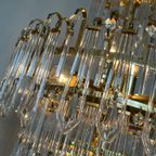2 Beschikbaar! Vintage Kristallen Murano Geblazen Kroonluchters Hanglampen Art Deco Stijl ! thumbnail 14