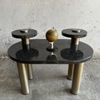Memphis Marble Inox Coffee Table thumbnail 8