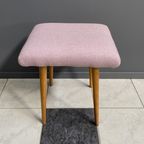 Pink Small Stool 1970s thumbnail 6