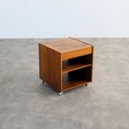 Vintage Sidetable | Bijzettafel Met Lade | Jaren 60 | Teak thumbnail 4