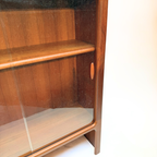 Restored Vintage dyrlund Display Cabinet With Sliding Glass Doors thumbnail 3
