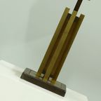 Willy Rizzo Style Brass And Copper Table Lamp 1970s thumbnail 3