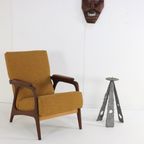 Fauteuil 'Soyen' Vintage Opnieuw Gestoffeerd thumbnail 14