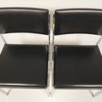 2 X Vintage Zwarte Stoelen, Jaren 60 thumbnail 8