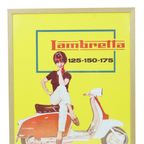 Vintage Reclame Poster Lambretta Scooterlinea Begin Jaren 60 Spanje thumbnail 11