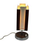 Phillips - Mcm - Table Lamp With Wood Veneer - Rotatable Inside thumbnail 2