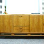 Mooie Vintage Highboard Midcentury Retro Buffetkast thumbnail 10