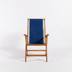 Italian Mid-century Foldable Deck Chair From Fratelli Reguitti 1960’s thumbnail 3