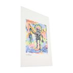 Offset Litho Naar Jean-Michel Basquiat Fishing 92/100 Abstracte Kunstdruk thumbnail 2