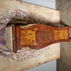 Klassieke Zuil, Plantentafel, Piedestal, Wortelfineer En Marmeren Blad En Missing Versieringen Afm. 30x30cm En 126cm Hoog. thumbnail 5