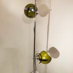 Vintage Green Eye Ball Floor Lamp By Herda, The Netherlands , 1960S thumbnail 8