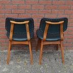 Retro Dutch Design Keukenstoelen Set Van 2 Groen thumbnail 7