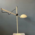 Verstelbare Mid Century Witte Bureaulamp thumbnail 8