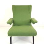 Vintage Archi Fauteuil Ligne Roset Wol Groen Ploegwool Ploeg thumbnail 2