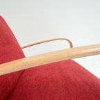 Gerenoveerde Jindrich Halabala Fauteuil, 1950’ thumbnail 3