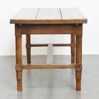 Functionele En Prachtige Antieke Tijdloze Uitschuifbare Eettafel Uit Eind 18e Eeuw thumbnail 7