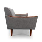 Grijze Geherstoffeerde Deense Design Vintage 3zits Sofa Gemaakt Door Cfc Silkeborg 1960s thumbnail 4