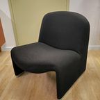 Vintage Giancarlo Piretti Alky Fauteuil Stoel Zwart thumbnail 5